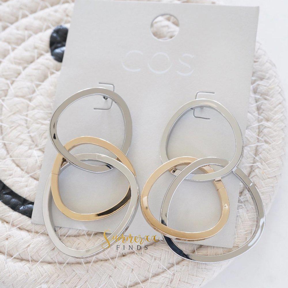 Cos Wire Layered Earrings